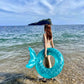 Audaisyly Swimming Ring for Adults, Inflatable Pool Floats Swim Tube Raft Toy with Fruits Mermaid Decorations Summer Water Fun L