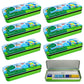 Tera 13 Dinosaur Pencil Box With Pencil, Eraser, Scale & Sharpener | Kanjak Gift & Return Gift | School Stationery Organizer | S