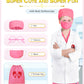BIBUTY Doctor Costume for Girls Doctor Scrubs Costume for Kids with Lab Coat, Carry Bag, Stethoscope, Doctor Dress Up for Hallow