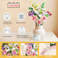 Wulobooi Flower Bouquet Building Set For Adults, Artificial Flowers With Lily Carnation Botanical Collection, 514 Pcs Romantic G