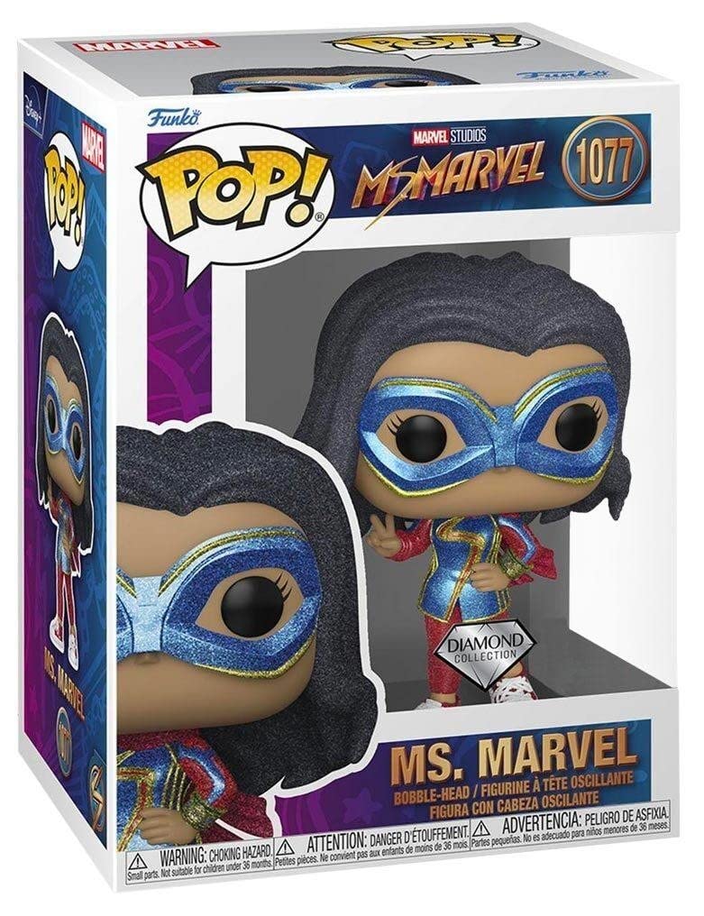 Funko Pop! Marvel: Ms. Marvel - Diamond Collection Hot Topic Exclusive Vinyl Bobble-Head - #1077