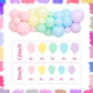 Laventy 35 Pcs On Cloud 9 Birthday Decoration For Girls On Cloud 9 Birthday Backdrop On Cloud 9 Balloons On Cloud 9 Birthday Banner Cloud Balloon Rainbow Balloon