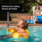 Cascade Mountain Tech Water Sports Noodle - Non Slip Float For Pools, Rivers, Lakes, And Beaches - 46'' Long