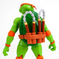 The Loyal Subjects Teenage Mutant Ninja Turtles Michelangelo Action Figure, 5-inch, Multicolored, Model BATMNTMICWB01, Plastic
