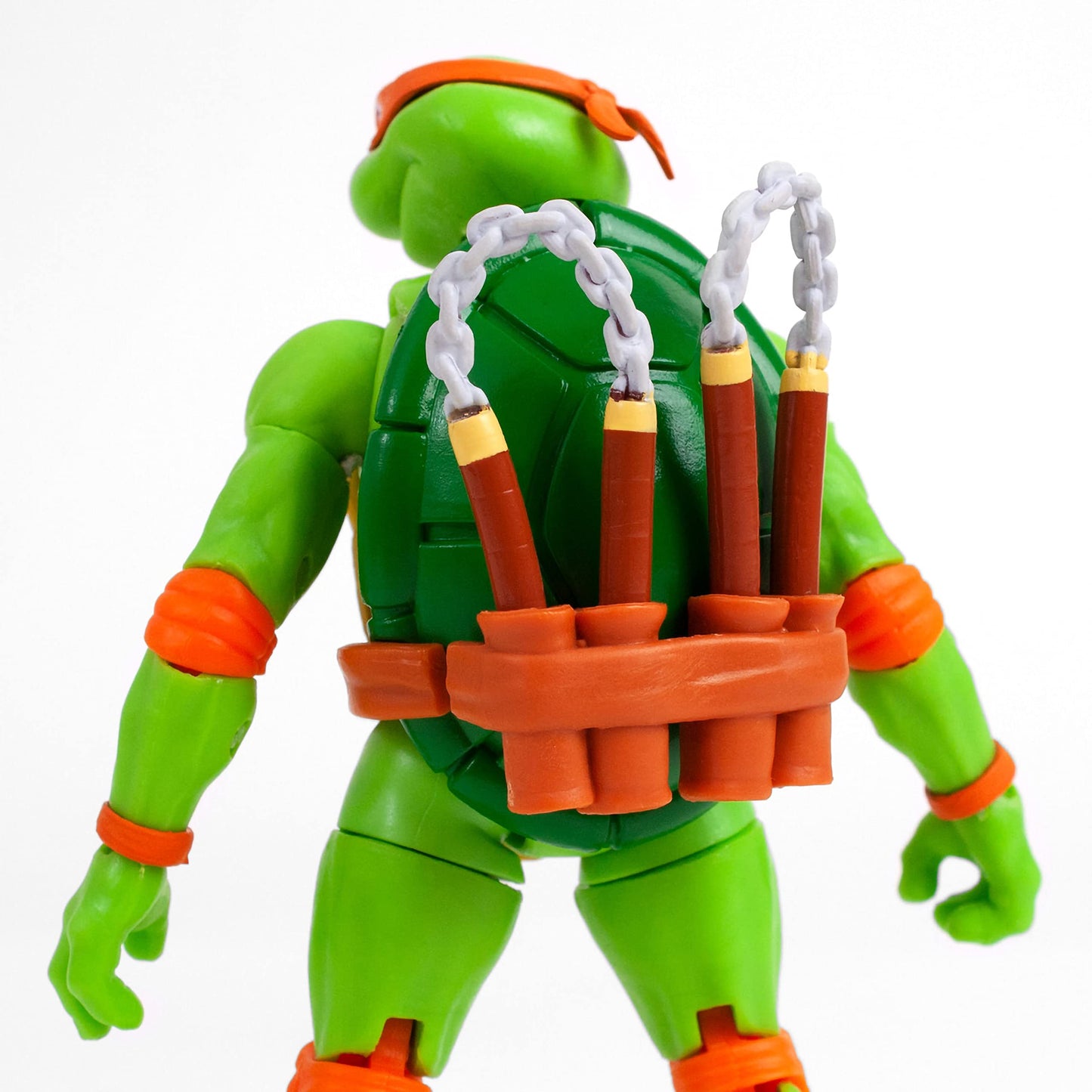The Loyal Subjects Teenage Mutant Ninja Turtles Michelangelo Action Figure, 5-inch, Multicolored, Model BATMNTMICWB01, Plastic