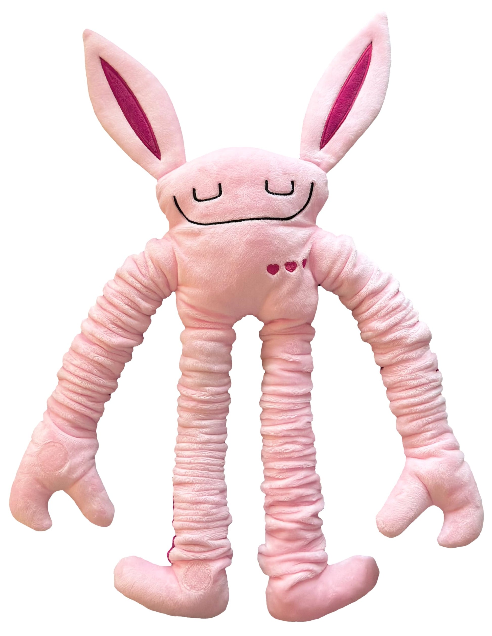 Mushies Stretchable Pop Tube Toy - Extra-Long 18'' Retractable Arms/Legs, Hook And Loop Hands/Feet - Wearable, Bendable Fidget F