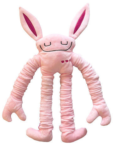 Mushies Stretchable Pop Tube Toy - Extra-Long 18'' Retractable Arms/Legs, Hook And Loop Hands/Feet - Wearable, Bendable Fidget F