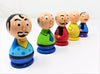 A&A Kreative Box Wooden Cartoon Play Set1 Kids Room Decor Gifting Item| Pretend Play Figurines Toys | Organic Handmade Play Kit