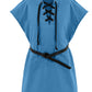 Boys Kids Renaissance Pirate T Shirts Viking Medieval Sleeveless Lace Up Costume Scottish Cotton Tank Tops