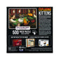 Exploding Kittens Cats Playing Craps Jigsaw Puzzle - 500 Pieces, Multi-Color Cardboard Puzzle for Adults, Teens, and Kids