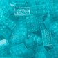 Feleph 320 Pieces Transparent Light Blue 2X4 Bricks Parts Building Kit Creative Play Set Blocks Classic Toy Accessories Compatible With 3001 Major Brands (Trans Light Blue)