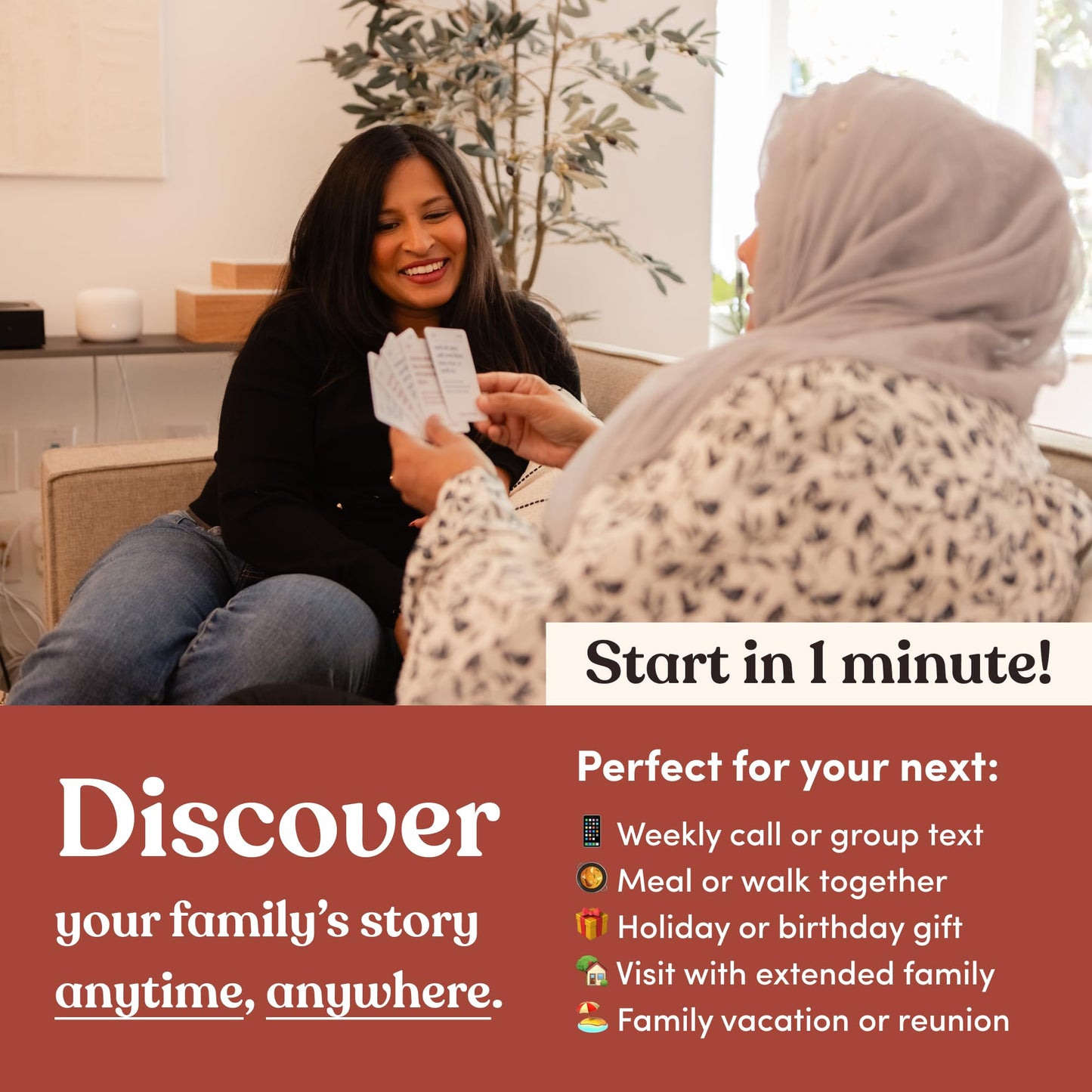 Parents Are Human Bilingual Conversation Cards, English + Russian