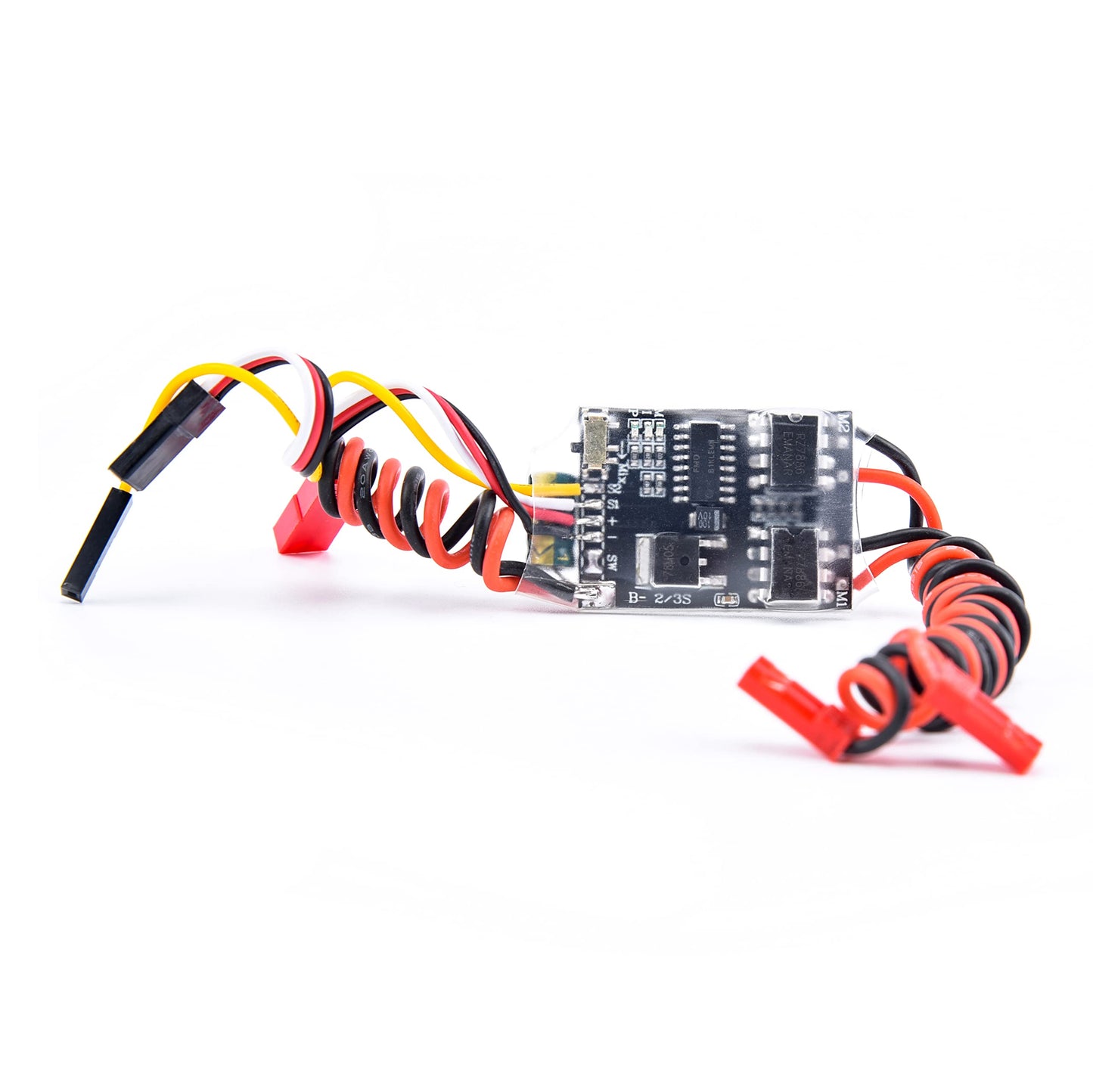 FPVDrone Bidirectional 5A ESC Brushed Speed Controller Dual Way ESC 2S-3S Lipo for RC Model Boat/Tank 130 180 Brushed Motor Spar