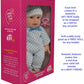 11 inch Soft Body Boy Baby Doll in Gift Box - Doll Pacifier Included -Toy Dolls for Boys and Toddlers