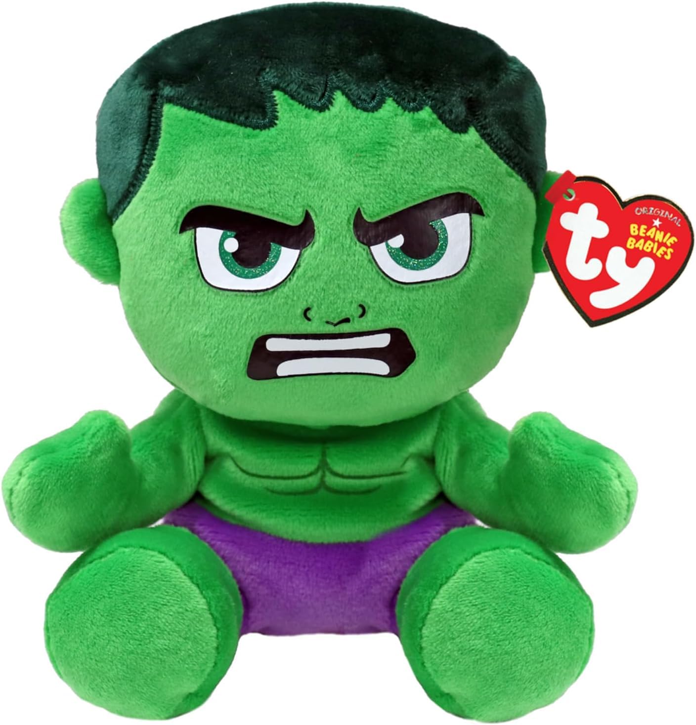 Ty Beanie Babies Hulk (Soft Body) - 6', Green