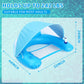 GlikCeil 2 Pcs Large Pool Floats with Canopy for mature-themed  XL Inflatable Floating Chair for Pool Swimming Pool Floats mature-themeds with Adjustable Sun Shade Cup Holder Women Beach Pool Favor(Blue and Pink)