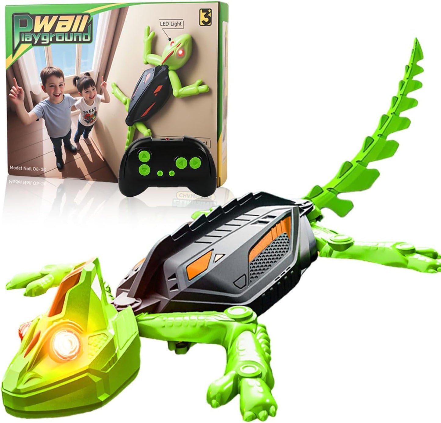 Sellfun Wall Climber - Rechargeable Remote Control Robot - Gift For 4 Years + - ChildrenS Toys 4 Years +, Climbs Up Walls, Rc R