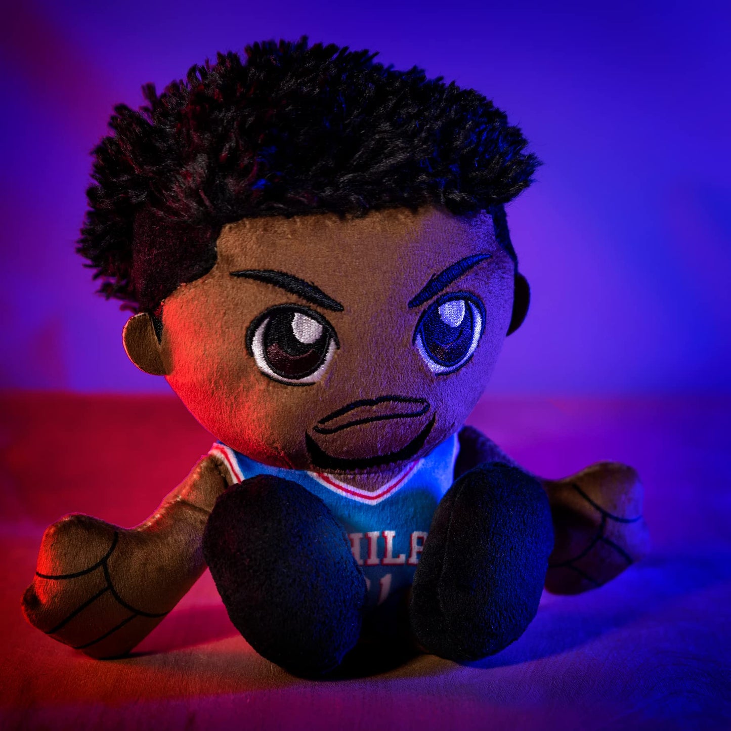 Bleacher Creatures Philadelphia 76Ers Joel Embiid 8'' Kuricha Plush - Soft Chibi Inspired Nba Baller
