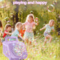 Upgraded Bubble Machine With 2 Speed Levels,Blow 20000+ Bubbles/Minute,Portable Automatic Bubble Machine For Kids Toddlers,Durab