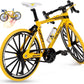 Magicwand 1:10 Scale Toy-Miniature Die-Cast Zinc-Alloy Racing Toy Bicyle Fully Working Model 3 Yr & Up, Pack Of 1, Yellow