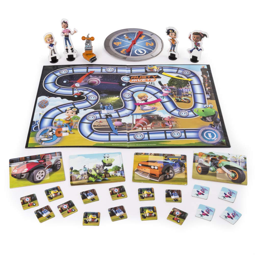 Rusty Rivets – Quick Bits Path Game Board Game With Crush Figure