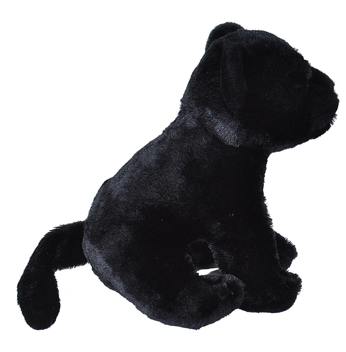 Wild Republic Jaguar Black Stuffed Animal, 12" Plush Toy, Eco-Friendly Recycled Material, Model 19414