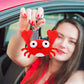 9 Pack Crab Stuffed Animal Cute Crab Plush Doll Toy Soft Small Stuffed Hanging Ornaments For Keys Purse Backpack Bags Diy Birthd