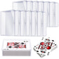 Kitoyz Playing Deck Card Cases Clear Plastic Trading Card Storage Box Acrylic Card Holder Box Compatible With Collectible Trading Card Cases, Each Case For 100 Pcs Cards (12 Pcs)