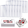 Kitoyz Playing Deck Card Cases Clear Plastic Trading Card Storage Box Acrylic Card Holder Box Compatible With Collectible Trading Card Cases, Each Case For 100 Pcs Cards (12 Pcs)