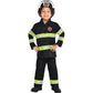 Firefighter Costume Set - Medium (8-10) - Includes Jacket, Helmet, & Pants - Perfect For Halloween & Dress-Up Fun