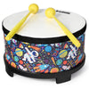 Musicube Drum Set For Kids With 2 Drum Sticks 8-Inch Floor Tom Drum Toys For Toddler Baby Educational Musical Instrument Toys Gi