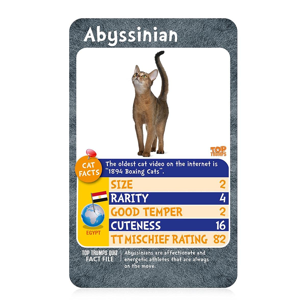 Top Trumps Cats Classics Card Game - Educational Fun for Ages 6+, Multicolor, One Size, Model WM01566-EN1-6