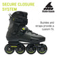 Rollercutting edge Twister XT Men's mature-themed Fitness Inline Skate  Black/Lime  Urban Performance Inline Skates