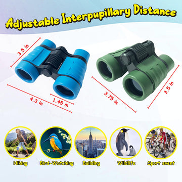 Essenson Binoculars For Kids Toys Gifts For Age 3-12 Years Old Boys Girls Kids Telescope Outdoor Toys For Sports And Outside Pla