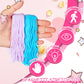 Civaner 6 Pieces Sensory Spaghetti Stretchy Toy Stretchy Pasta Toy Ramen Fidget Strings For Carnival Prizes Easter Party Gifts Stress Relieve Early Education Birthday(Multicolor)