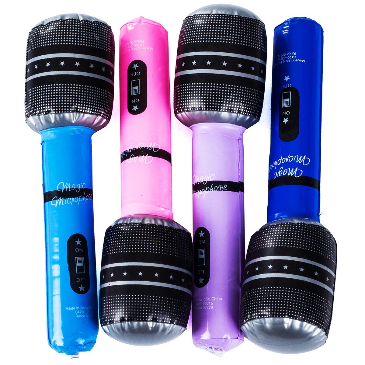 Tigerdoe Rock n Roll Party Favors - 36 Pc Set - Rock Star Party Hats, Disco Ball Necklaces, Inflatable Microphones - Rocker Part