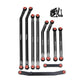 CODA RACING Aluminum High Clearance Links Set&Steering Rod Tie for 1/24 AXIAL SCX24 Jeep Gladiator AXI00005 Upgrades RC Crawler