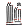 CODA RACING Aluminum High Clearance Links Set&Steering Rod Tie for 1/24 AXIAL SCX24 Jeep Gladiator AXI00005 Upgrades RC Crawler