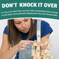 Tummple - Wooden Block Stacking Tower Game - Fun Party & Family Board Game for Kids, Teens, & Adults - STEM Educational Toy