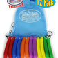 Matty's Toy Stop Pull 'N Pop Multi-Color Tubes (Toobs) with Storage Bag - 12 Pack