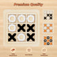 Tic Tac Toe Xo Wooden Board Games Desk Toys 3 Pack Classical Family Children Kids Educational Toy