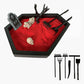 WSHWXY Mini Zen Garden Kit - Gothic Desk Decor, 7"x8.7"x1", Resin