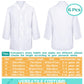 Taiyin 6 Pcs Doctor Coat Costume for Kids Lab Coat Unisex Uniform for Boys Girls Children Nurses Graduation Season Science(L Siz
