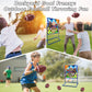 Clemas American Football Throwing Target Game - PVC, Plastic, Cotton, Blue, Model 3888-7A - Perfect for Kids 6-12, Parties, and Family Events