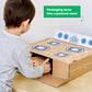 KiwiCo Bake-a-Cake Stand Mixer: Baking Set for Kids Ages 3+ | Learn Early Math with Wooden Kitchen Play Set | Includes Cake, Sta