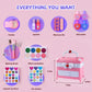 Kids Makeup Kit for Girl 66Pcs Girl Makeup Kits, Kids Washable Makeup Girls Toys Real Girl Makeup Sets for Kid Children Little G