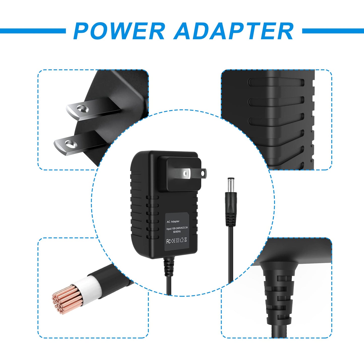 J-Zmqer 7.5V Charger Adapter Compatible With Quad Atv 6V Batt Ride On Walmart Target Toy R Us