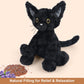 Suzzipals Coolable & Heatable Cat Stuffed Animals,Microwavable Stuffed Animal Heating Pad For Period Cramps, Lavender Scent Cat