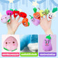 Kaemi 10 Pcs Finger Puppets for Toddlers, Soft Plush Fruit Finger Puppet Toys for Story Time Playtime Shows Party Favors, Educat