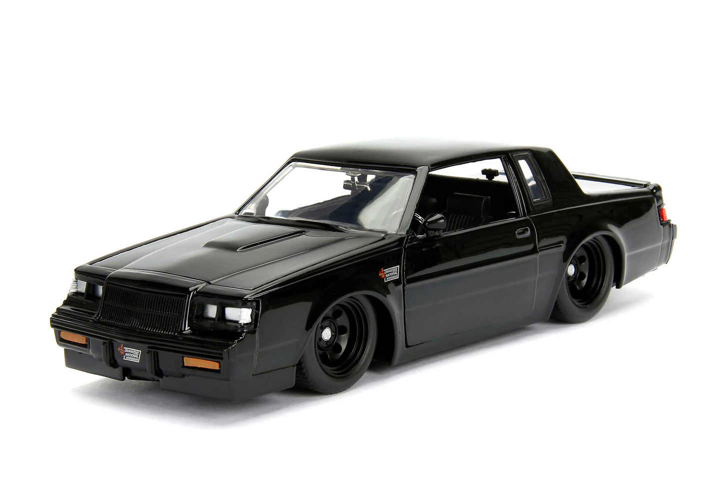 Jada Toys 1:24 Scale Die-Cast Model - '87 Buick Grand National, Glossy Black, Model 99539